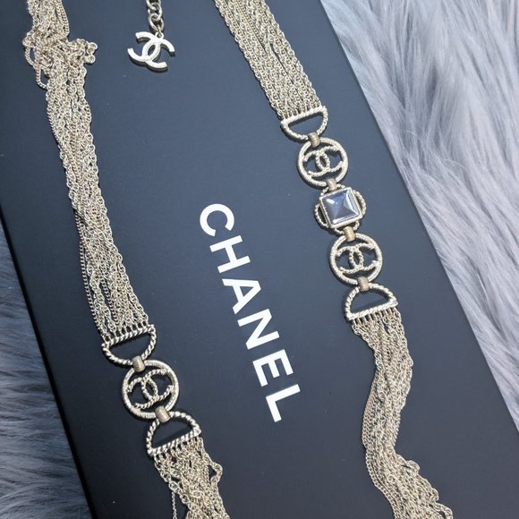 NEW AUTHENTIC CHANEL CC RUNWAY NECKLACE/ BELT - Picture 10 of 14